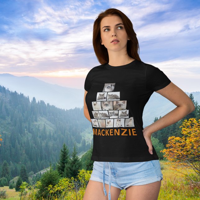 College Photo Personlig Womens Funny Present T Shirt (Skapare uppladdad)