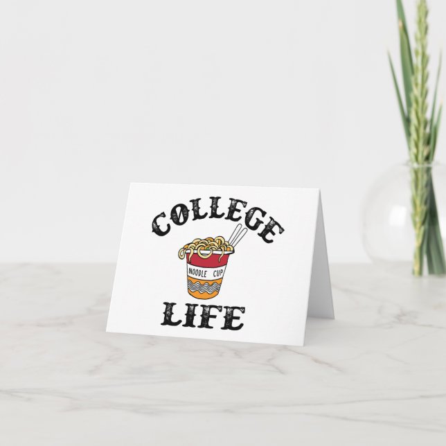 College Ramen Helgkort (Framsida)