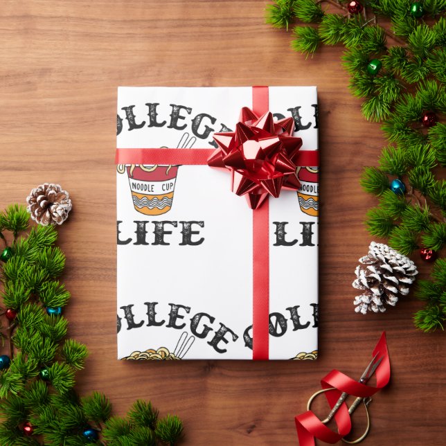 College Ramen Presentpapper (Julgåva)