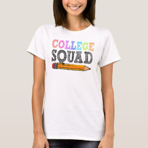 College Squad Teacher Student Back to school T Shirt