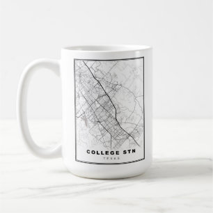 College Station Karta Kaffemugg