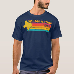 College Station Texas Vintage Distress Souvenir T Shirt