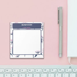 College Stationery Rosa Mimosa Anpassa Anteckningsblock