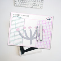 College Stationery Rosa Mimosa Anpassa planner