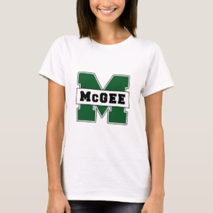College--Stil McGee logotyp T-shirt