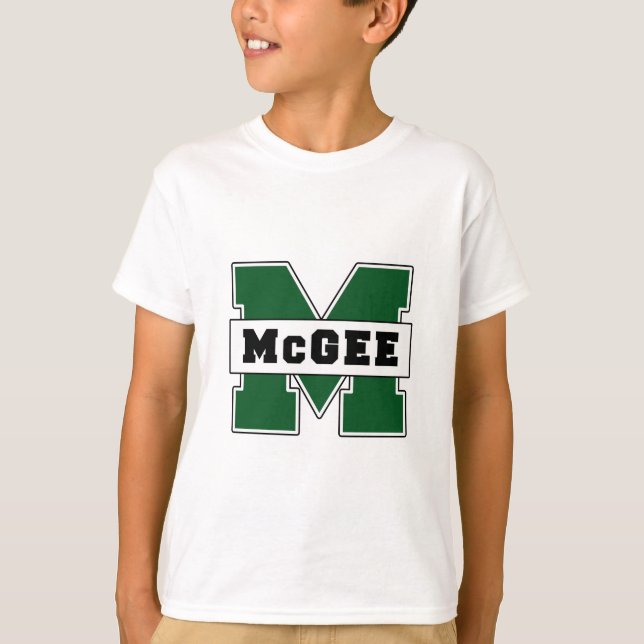 College--Stil McGee logotyp T-shirt (Framsida)