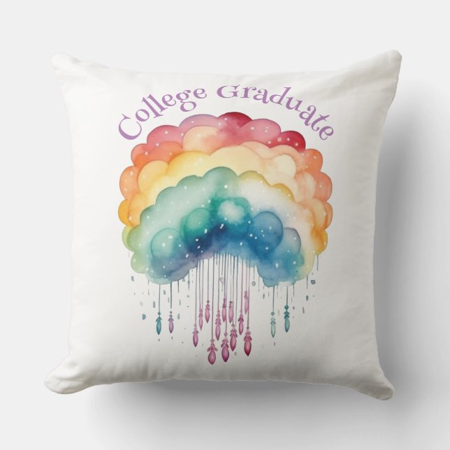 College Student Gift Pillow Kudde (Framsida)