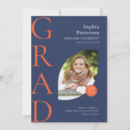 College Student Photo Blue-Orange Meddelande