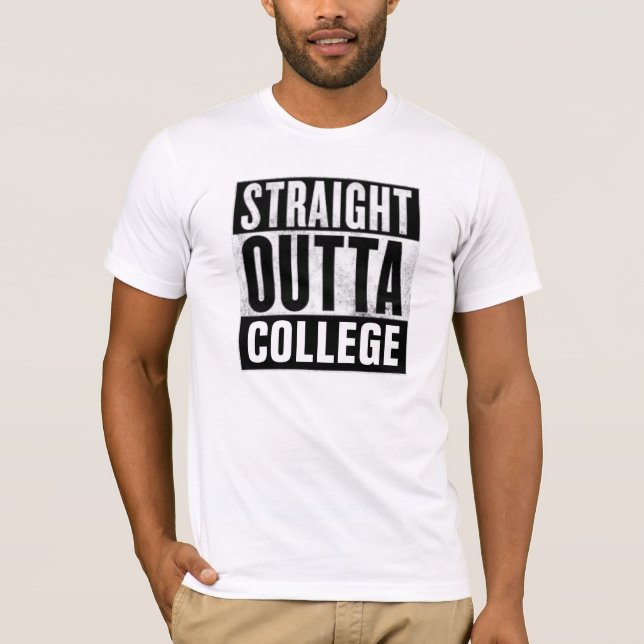 COLLEGE STUDENT STUDENTEN T-shirts (Framsida)