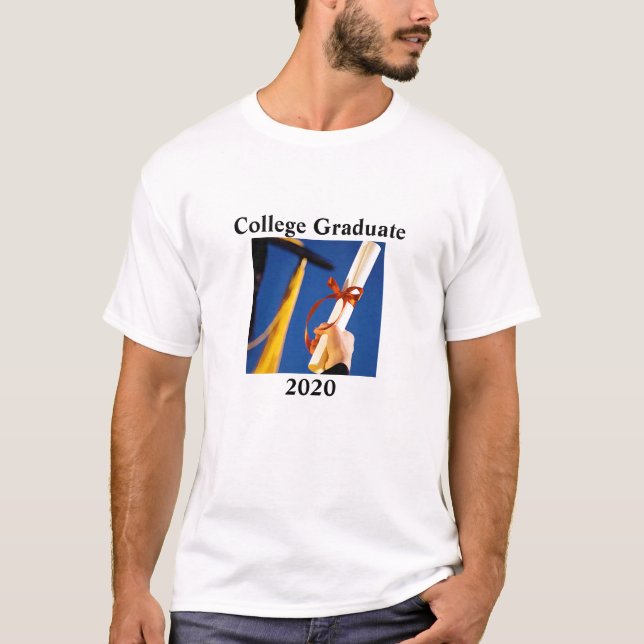 College Student, val av år T-Shirt (Framsida)
