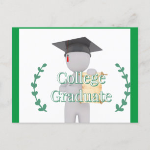 College Student Vykort