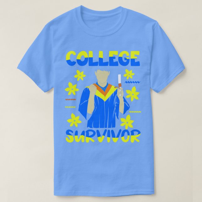 College Survivor T Shirt (Design framsida)