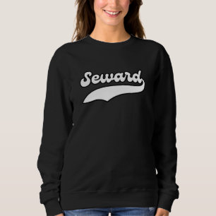 College Universiteten stil Seward City Alaska vint T Shirt
