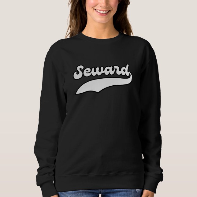 College Universiteten stil Seward City Alaska vint T Shirt (Framsida)