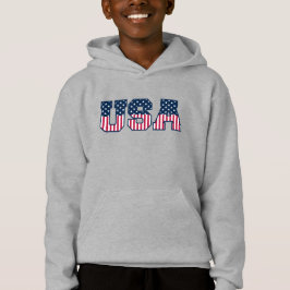 College USA Teckensnitt Röd Vit Blå Stjärnor Och R T Shirt