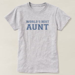 College- världs bäst moster t-shirt