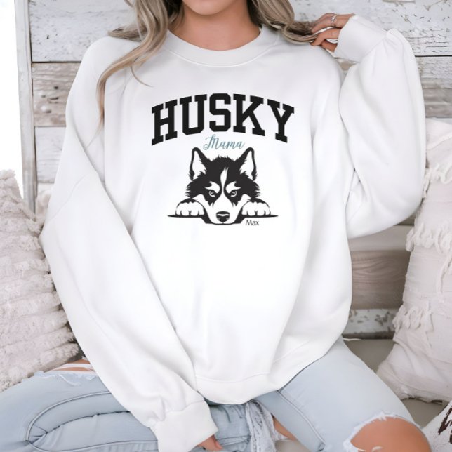 College Varsity Style Script Husky Mamma T Shirt (Skapare uppladdad)