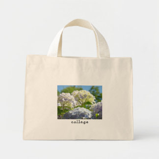college Väskor gåvor Blå Hortensia Blommor