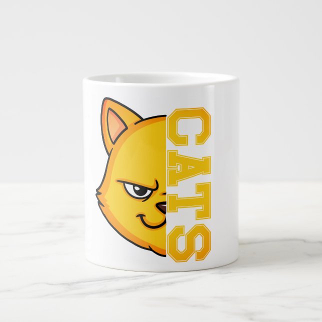 Collegiate Grumpy Cat – Bold StreetweSpecialty Mug Jumbo Mugg (Framsidan)
