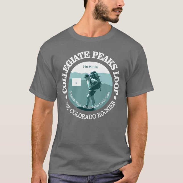 Collegiate Peaks Loop (T) T Shirt (Framsida)