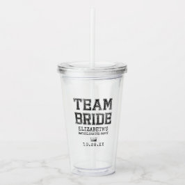Collegiate Team Bride Bachelorette Party Take Away Mugg
