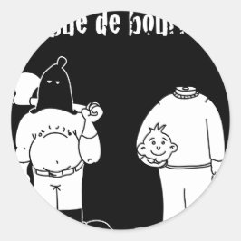Collègue de Bourreau (Francois Ville & Gdb Gdblog) Runt Klistermärke