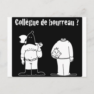 Collègue de Bourreau (Francois Ville & Gdb Gdblog) Vykort