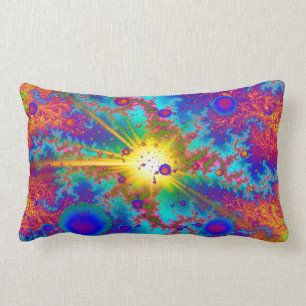 Colliding Dweeb Ballz Psychedelic Lumbarkudde