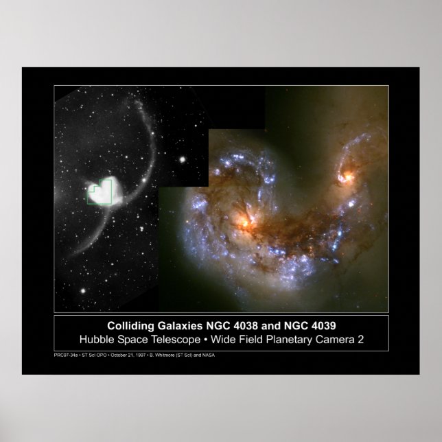 CollidingGalaxies-1997-34a Poster (Framsidan)