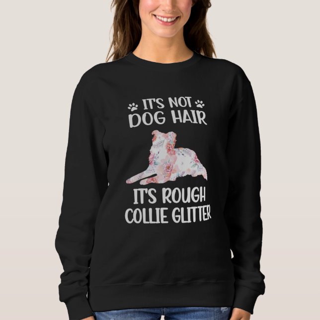 Collie Älskare Gift Rough Collie Mamma Hund älskar T Shirt (Framsida)