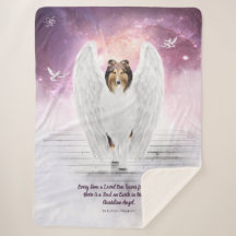 Collie Angel på Hund Heaven Trappor, Pet Memorial 