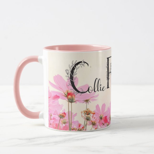 Collie Blomflicka Mugg (Vänster)