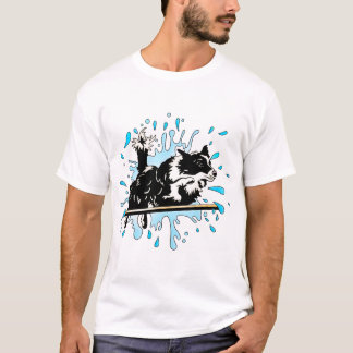 collie de bordure t shirt