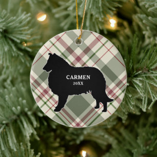 Collie eller Sheltie Play jul Ornament