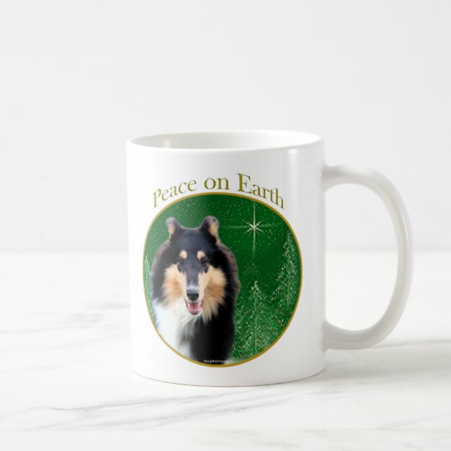Collie (grov) Peace Kaffemugg (Höger)