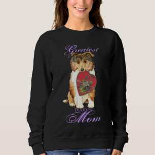 Collie Heart Mamma T Shirt