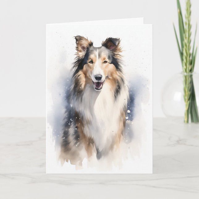 Collie Helgdag Helgkort (Framsida)