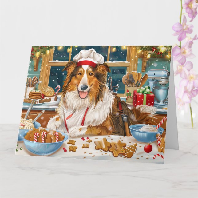 Collie Holiday Baking: Festiv jul Kort (Orkide)