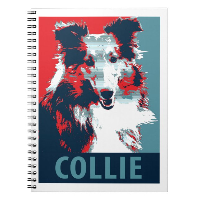 Collie Hope Parody Poster Anteckningsbok (Framsidan)