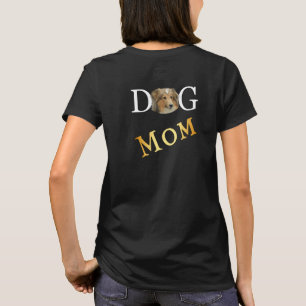 Collie Hund 2 Sided Mörk T Shirt