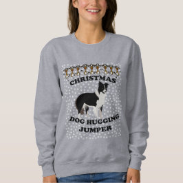 Collie hund jul Hund Hugger T Shirt