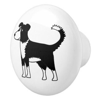 Collie Hund Knopp