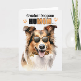 Collie Hund Underbarare HuMOM Mors dag Helgkort