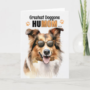 Collie Hund Underbarare HuMOM Mors dag Helgkort
