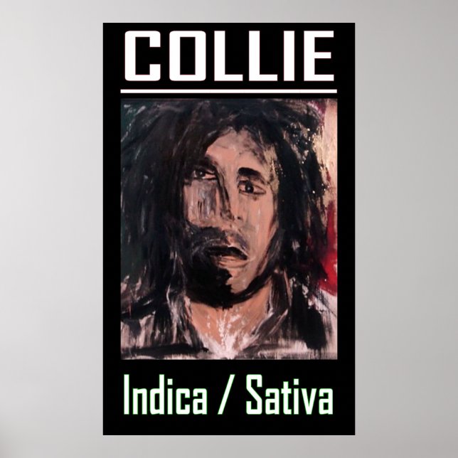 COLLIE INDICA SATIVA POSTER (Framsidan)