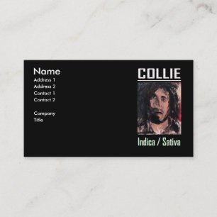 COLLIE INDICA SATIVA VISITKORT