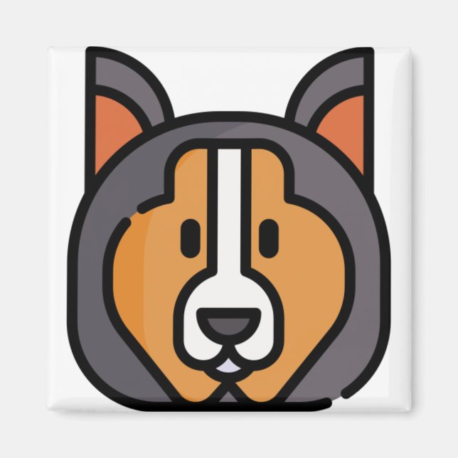 Collie Magnet (Framsidan)