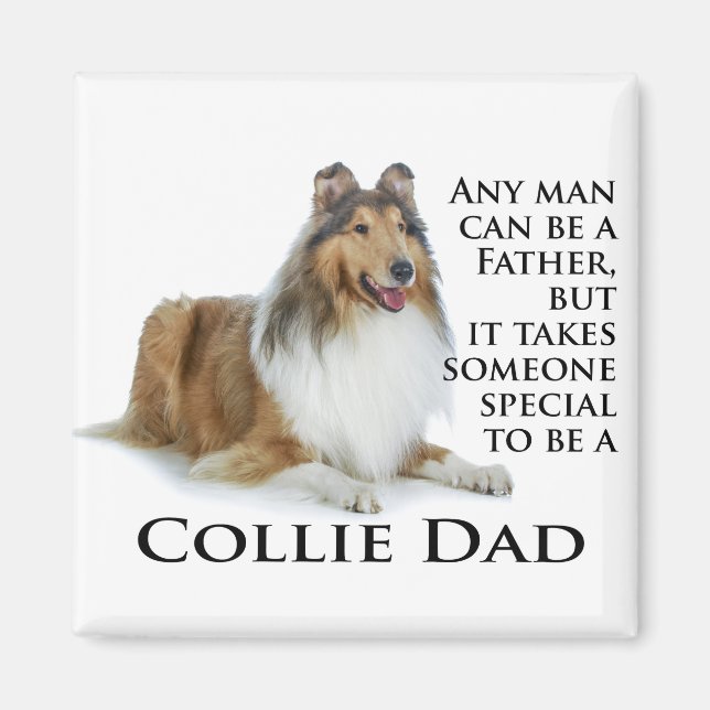 Collie Pappa Magnet (Framsidan)