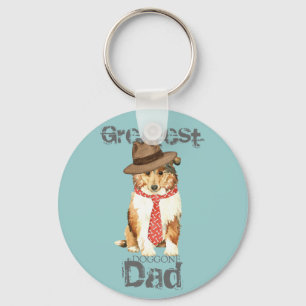 Collie Pappa Nyckelring