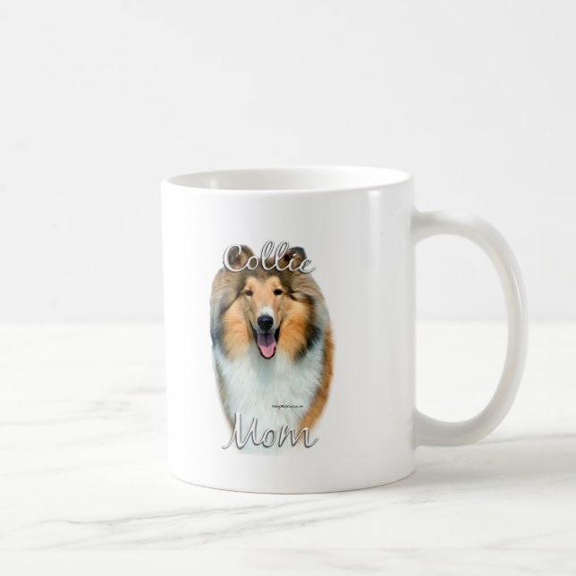 Collie (råa) Mamma 2 Kaffemugg (Höger)